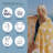 Chanyah Paw Print Turkish Towel, Sand Resistant Organic Cotton Beach Peshtemal, Soft, Thin & Lightweight, 66" x 36"-247455660