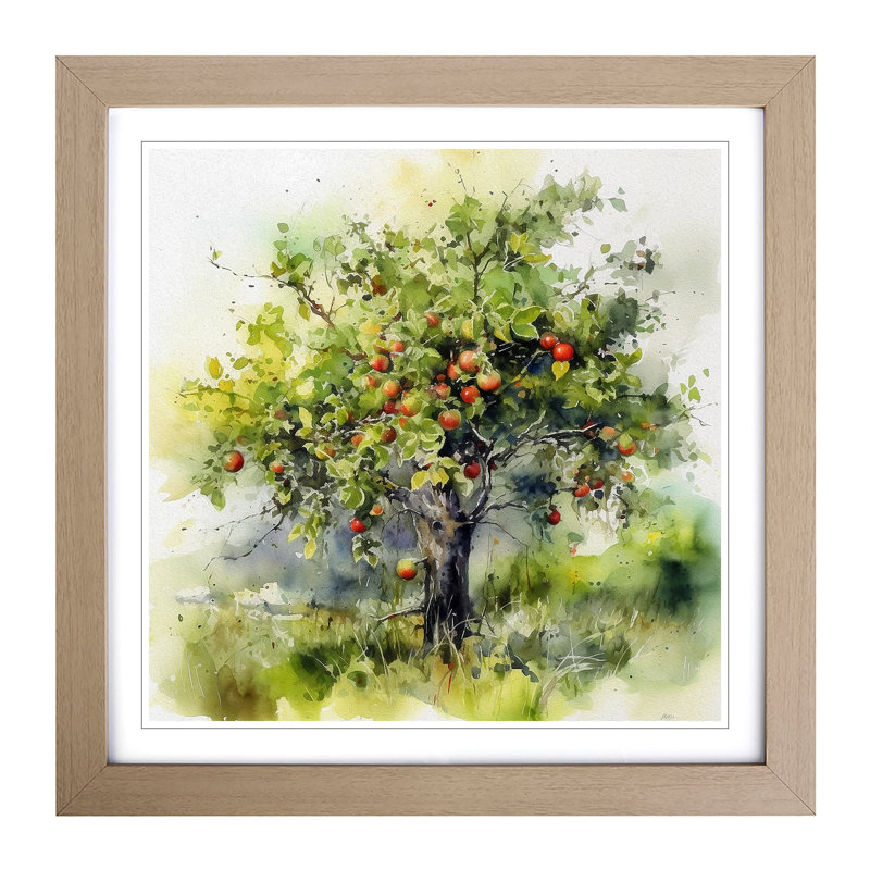 Single Picture Frame Print on Wood, Oak