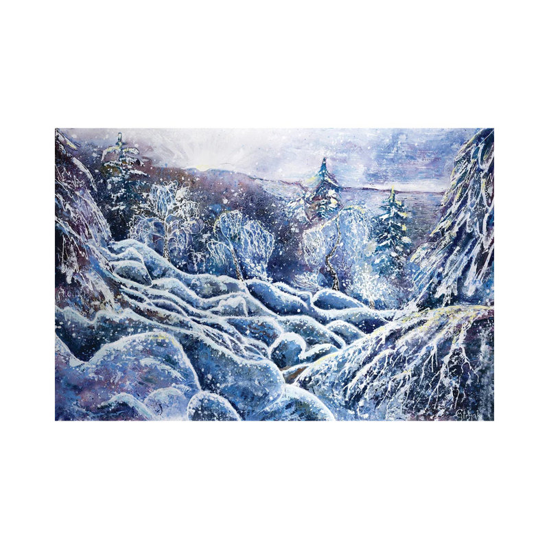 Winter by Marina Strijakova - No Frame Gallery-Wrapped Canvas Giclée on Canvas, 30.48cm H x 45.72cm W
