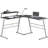 Liljar L-Shaped Metal Base Computer Desk-24137187-24145074