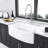 33" Ceramic White Sink - Arch Edge Apron Front Single Bowl Comfy 33 Inch Fresh