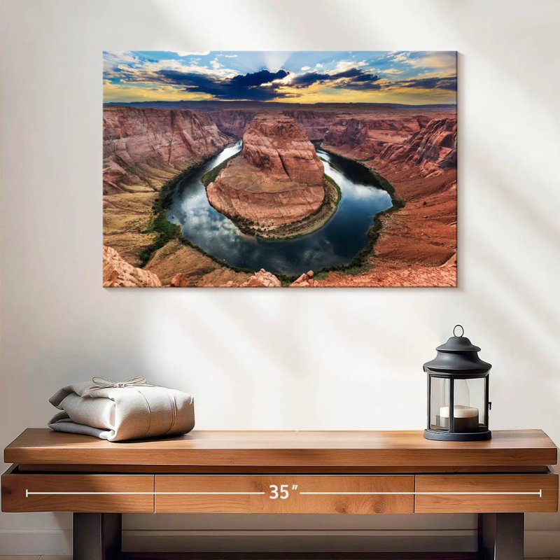 Alvord Horseshoe Bend, Arizona, H 16 po x l 24 po
