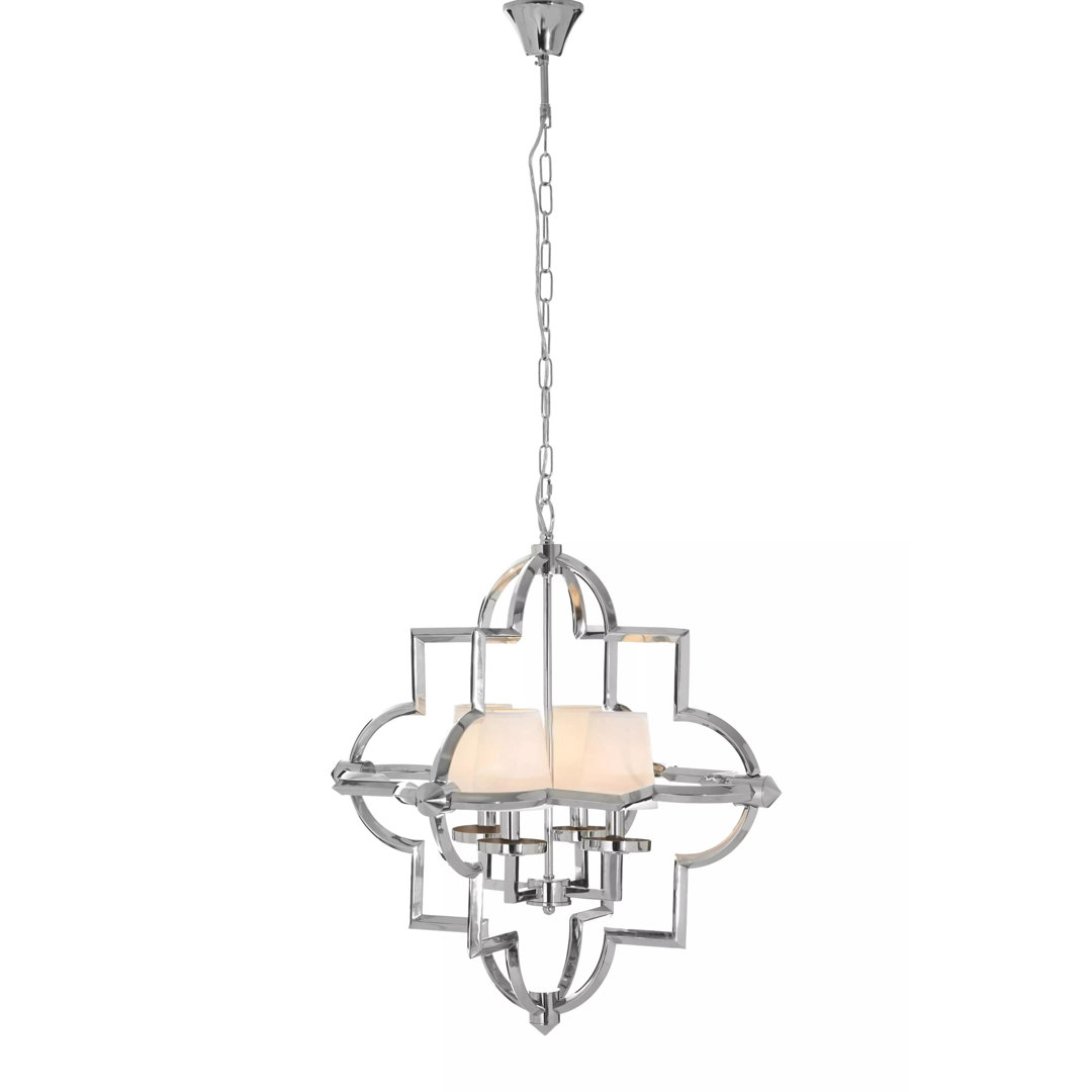 Rosena 4 - Light Chrome Lantern Pendant