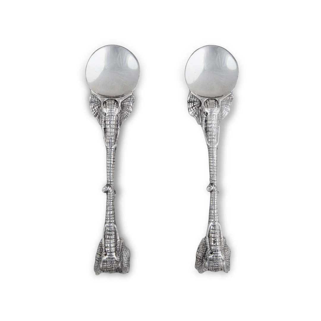 Elephant Serving Spoon (Set of 2) Arthur Court Designs