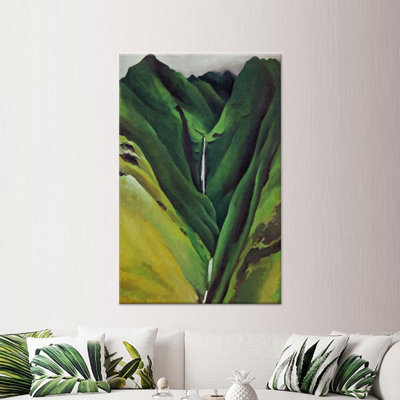 «Georgia O’Keeffe Inspired Mountain Landscape», œuvre d'art sur toile tendue 1P