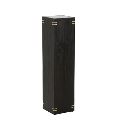 Shou Sugi Ban Pedestal - Tall