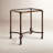 Helios Glass Top End Table
