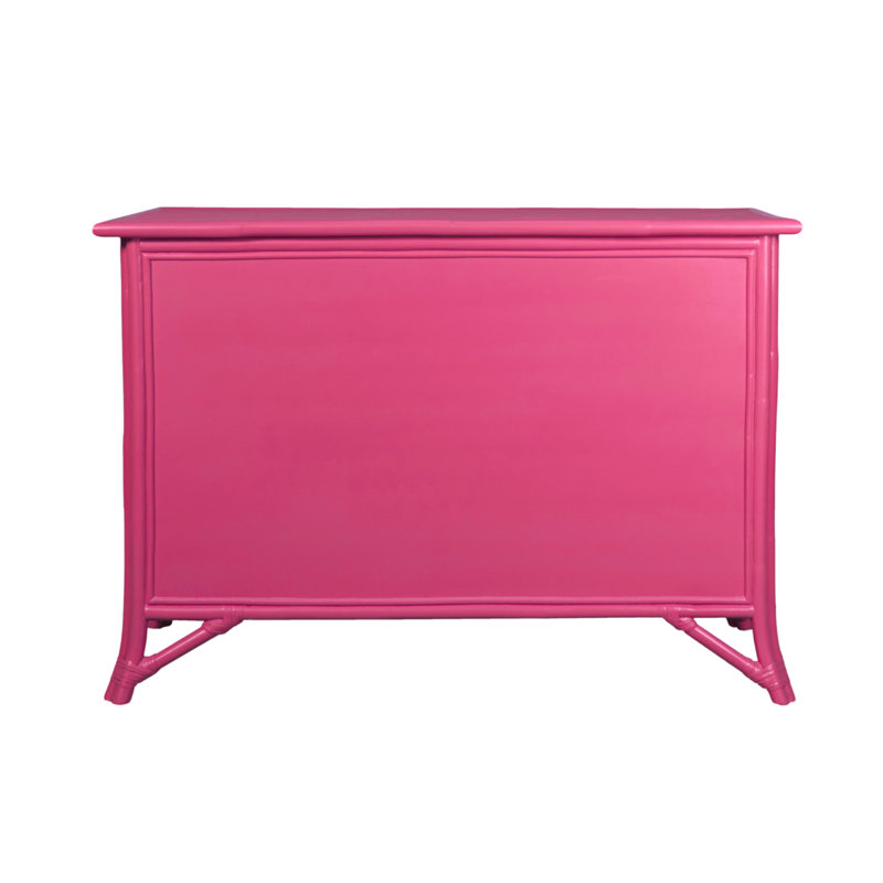 Bermuda 6 - Drawer Dresser, Hot Pink