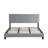 Upholstered Platform Bed with Button Tufted Linen Fabric Headboard, No Box Spring Needed, Wood-1981697517-1962031056