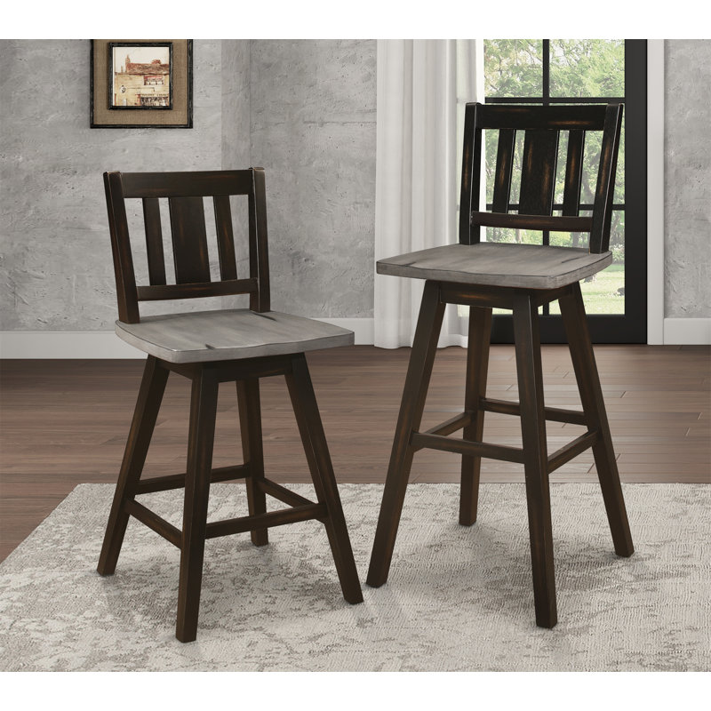 Ensemble de chaises de pub pivotantes