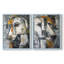 ANIMALS Series CXIX - reproduction encadrée de qualité supérieure - prête à être accrochée - aucun clou requis - aucun clou requis-857770569-857770579