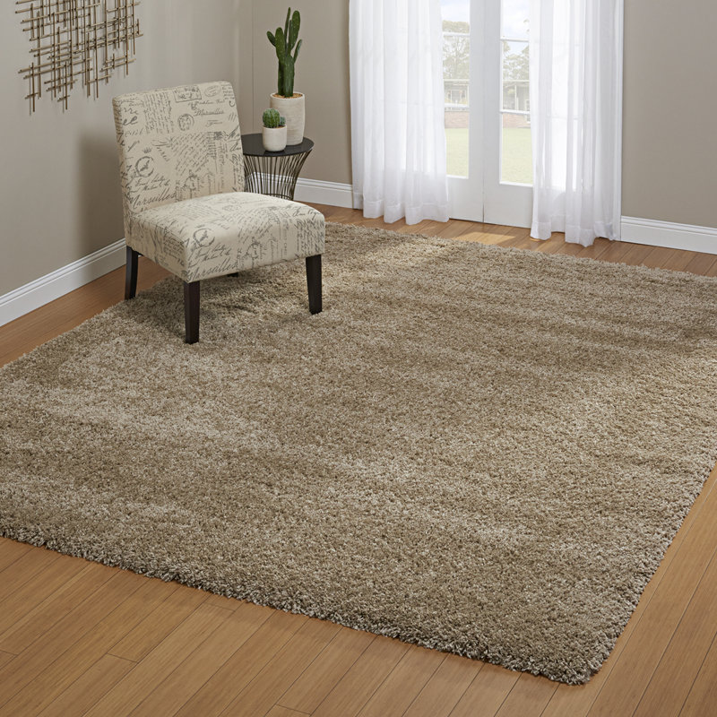Tapis brun clair, Rectangle 5 pi 3 po x 7 pi 5 po