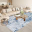 Tapis d'intérieur lavable abstrait moderne 9 x 12