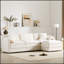 Luxueux canapé modulaire en chenille avec plusieurs conforts pour le salon, parfait pour la détente et le divertissement-870904302