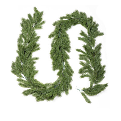 Doux aiguille rotin guirlande arbre de Noël guirlande guirlande fausse guirlande pour les fêtes manteau intérieur de décor 2m