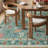 Goldene Animal and Insect Washable Floor Mat - Non-Slip Area Rug Non Slip Green Area Rug Low Pile Stain Resistant Throw Carpet for Dining Room-977659318