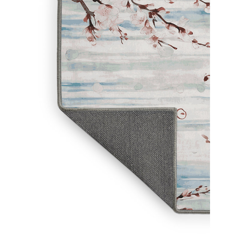 Tapis gris soyeux et moelleux, Carré 3 pi