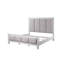 Lit Katia en lin gris clair, gris rustique et blanc vieilli-1771625548