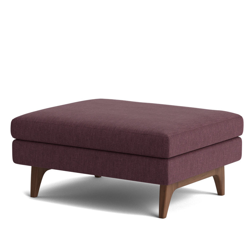 Tyler Ottoman, Performance Weave - Aubergine