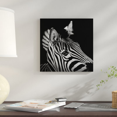 « zèbre ii », reproduction de photo sur toile