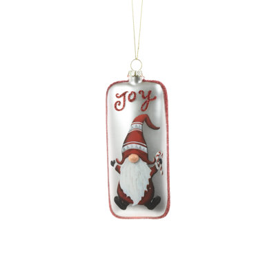 5.5'' Handmade Glass Holiday Shaped Ornament
