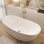 Baignoire profonde autoportante en acrylique 60 po