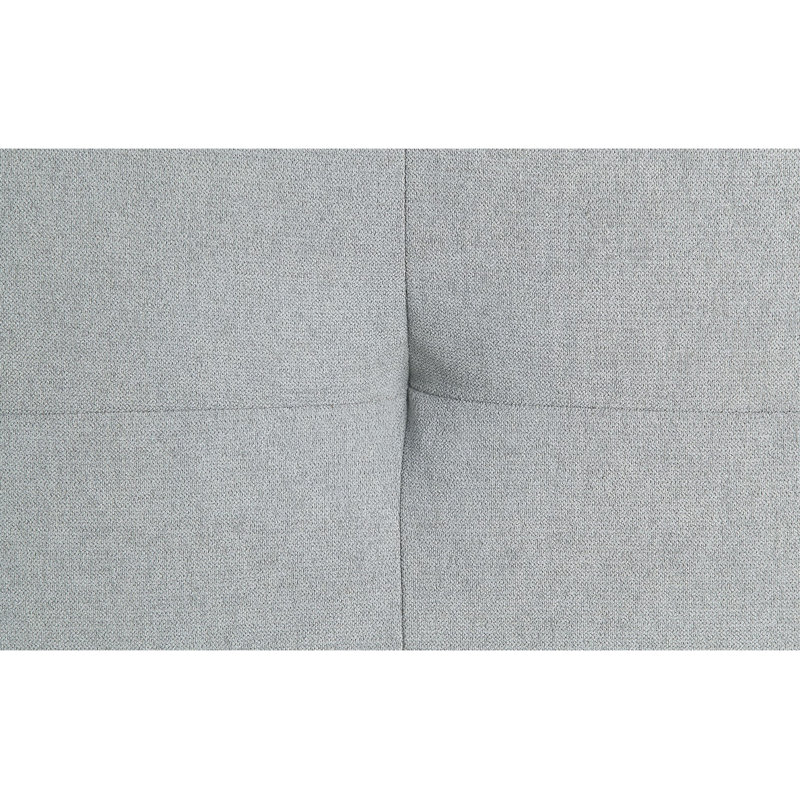 Velvet Upholstered Sofa Bed With Pillow