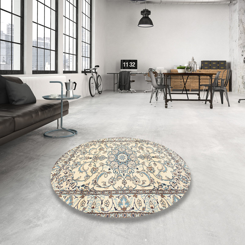 Hisham Oriental Indoor Rug, Round 7'