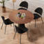 Ensemble de chaises de salle à manger rembourrées avec dossier Boucle-2002872316