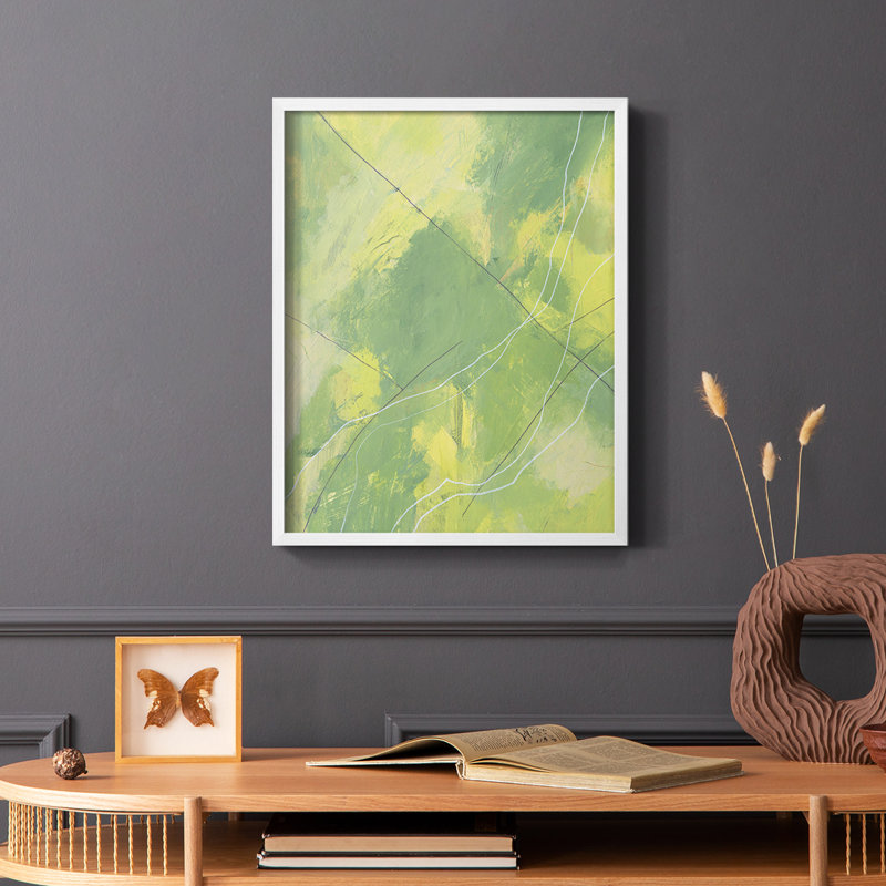 Heartland I Framed Print - Solid Wood, 10" H x 8" W, White