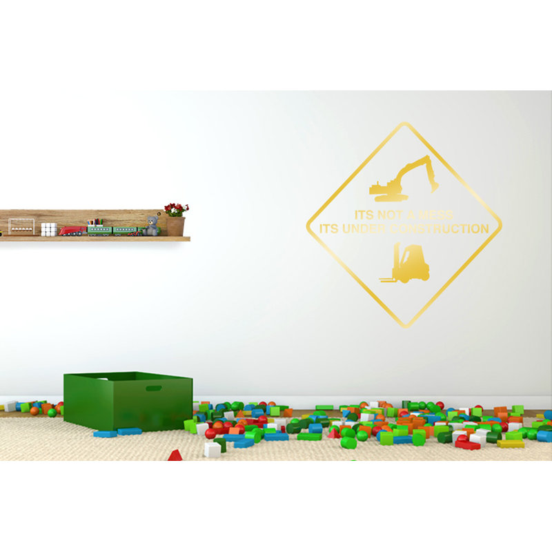 Wall Decal, Shiny Gold
