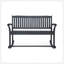 Causeuse à bascule Baxter en bois d'acacia durable pour une détente extérieure et des sièges confortables-1068568462