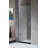 Passion 24" W x 70" H Hinged Frameless Shower Door with Tsunami Guard-50266325