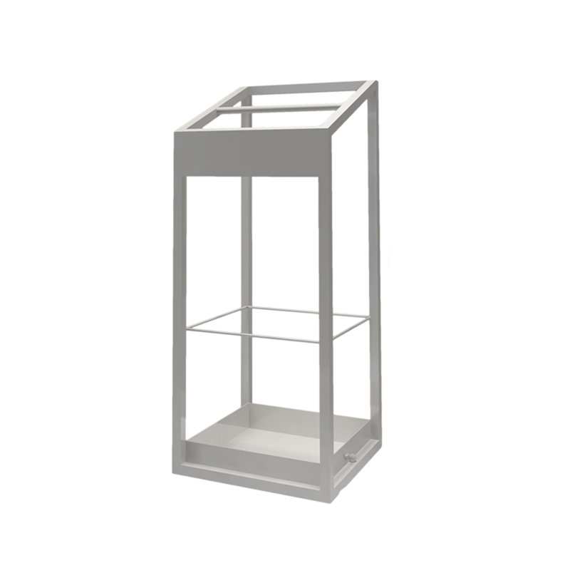 Metal Freestanding Umbrella Stand, White