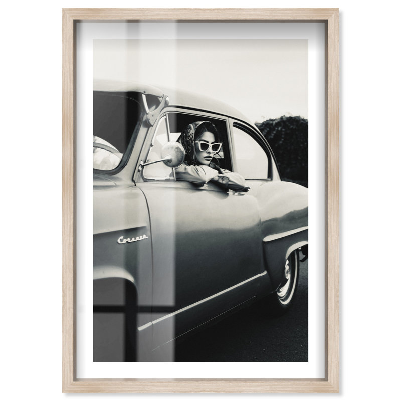 Prêt à partir Shadowbox Print Fashion Art Prints par Notoriart, Crème, crème, H 16 po x l 11 po