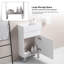 Meuble-lavabo de salle de bain avec meuble-lavabo en céramique