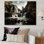 «Waterfall River Scenery I», reproduction sur toile