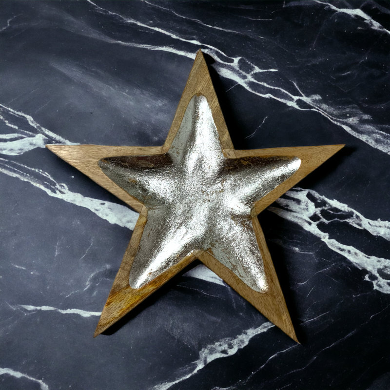 Star Dish Silver - Natural