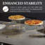 4-Piece Pizza Pan Riser-1015103736