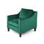 Fauteuil club en velours vert-2139782906