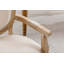 Chaise de salle à manger en bois massif style français, ensemble de 2