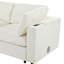 133.5" Modular Sofa With Storage, USB/Wireless Charging & Bluetooth Speaker
