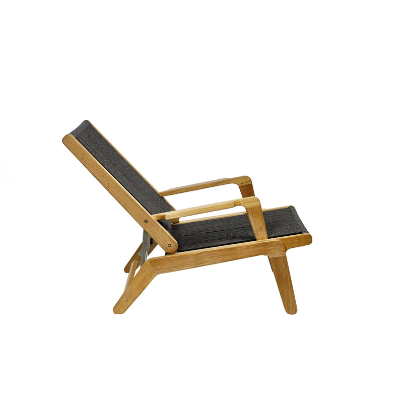 Skagen Outdoor Teak Lounge Chair, No Cushion