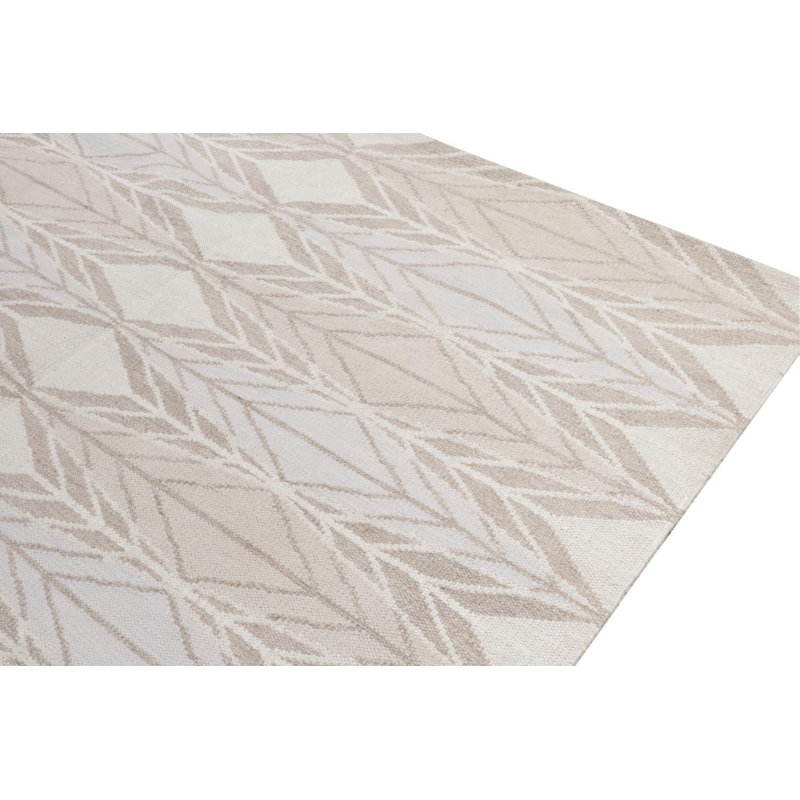 Scandinavian Wool Geometric Area Rug, Rectangle 8' x 10'