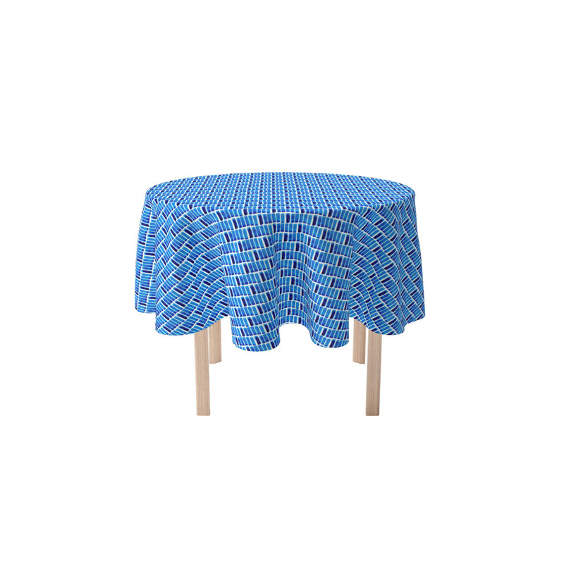 Round Cotton Twill Tablecloth