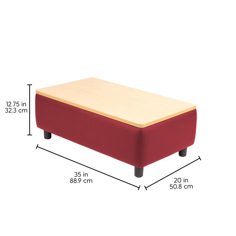 Table basse modulaire Kid Comfort, Rouge