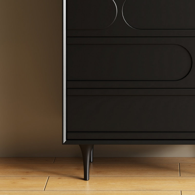 Retro Restaurant Sideboard, Black