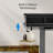 55'' W Large Electric Height Adjustable Standing Desk With Riser & 2 Drawers For Home Office-1799298399
