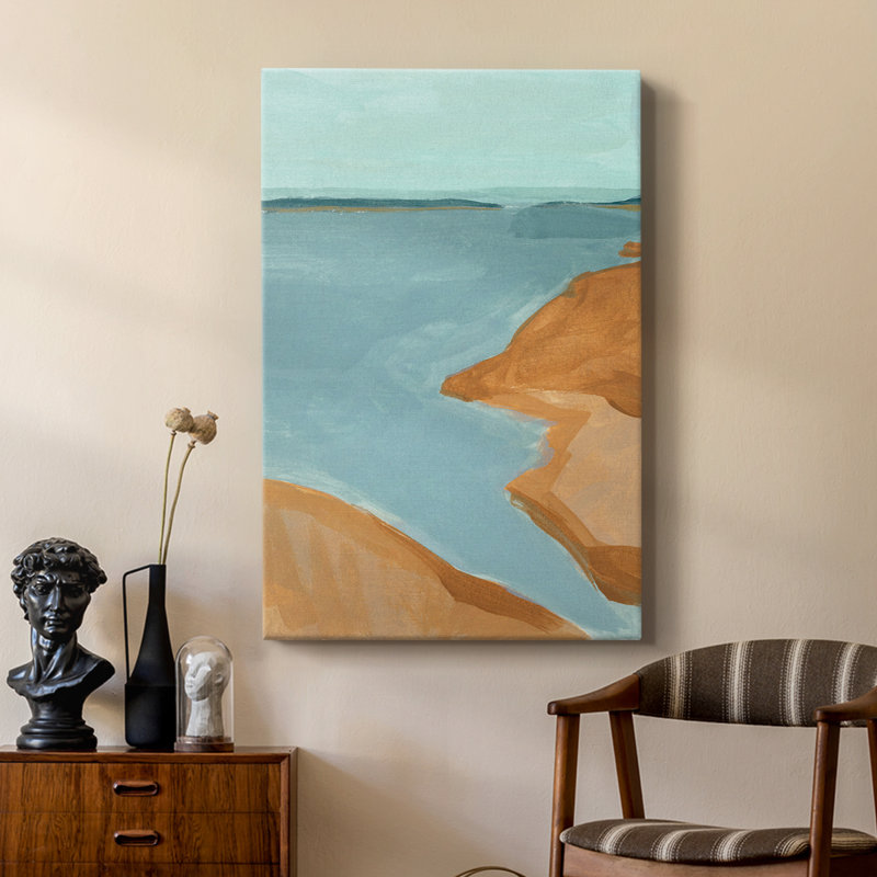«Out on the Sandbar I» - galerie personnalisée enveloppée Cavas, H 60 po x l 40 po