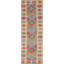 Tapis de couloir multicolore en laine réversible Kilim 3 x 10